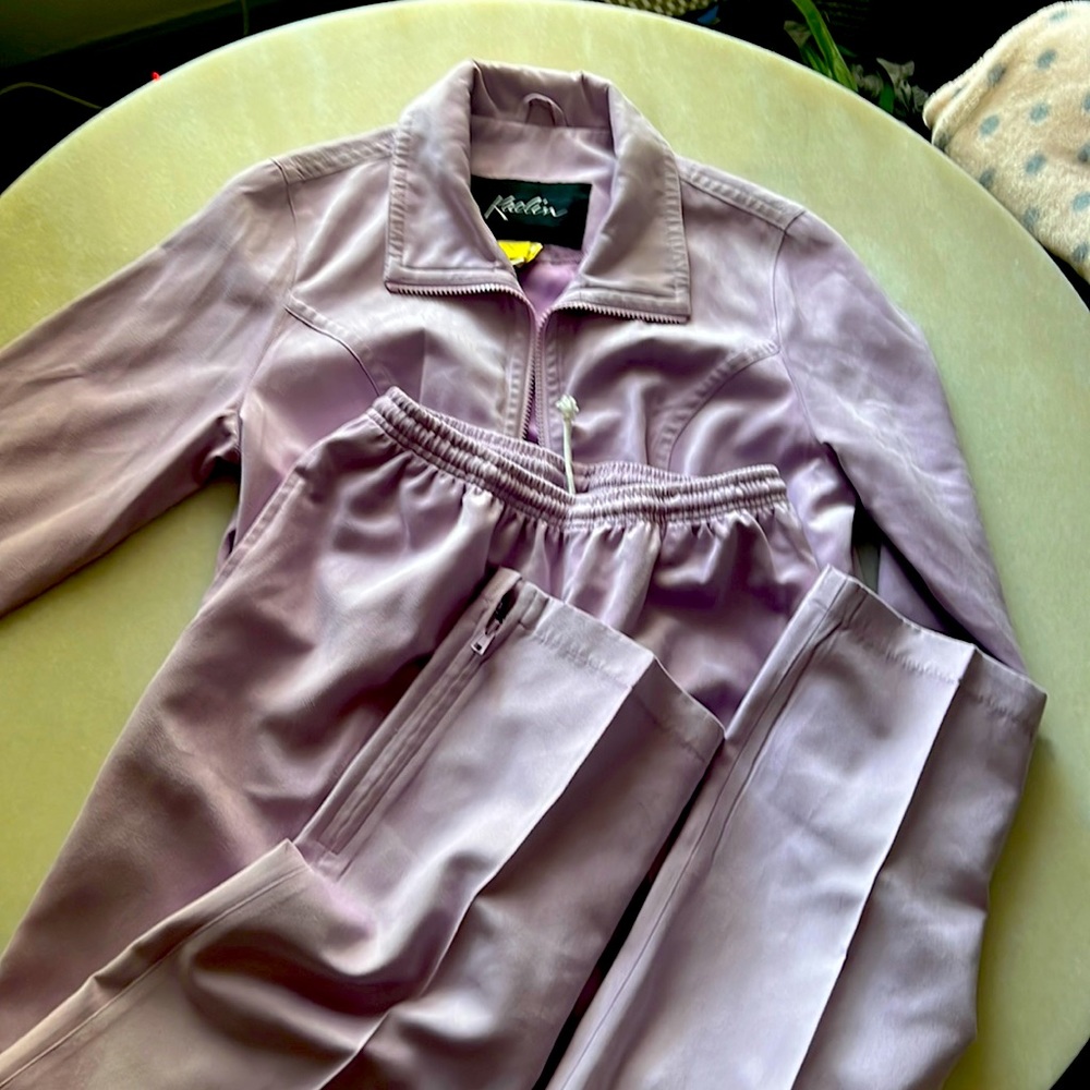 Kaelin jacket and pant set color lavendar purple